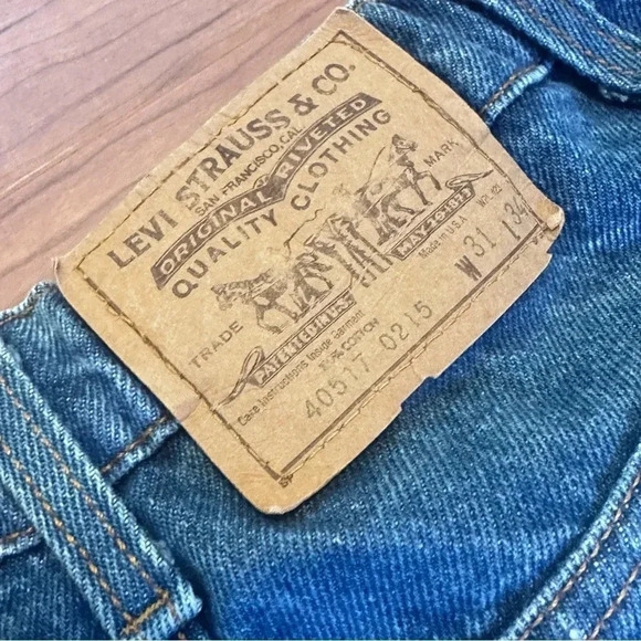 VINTAGE Levi‘s ORANGE TAB Denim Jeans - Picture 9 of 10